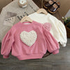Love in 3D Baby Girls Sweater
